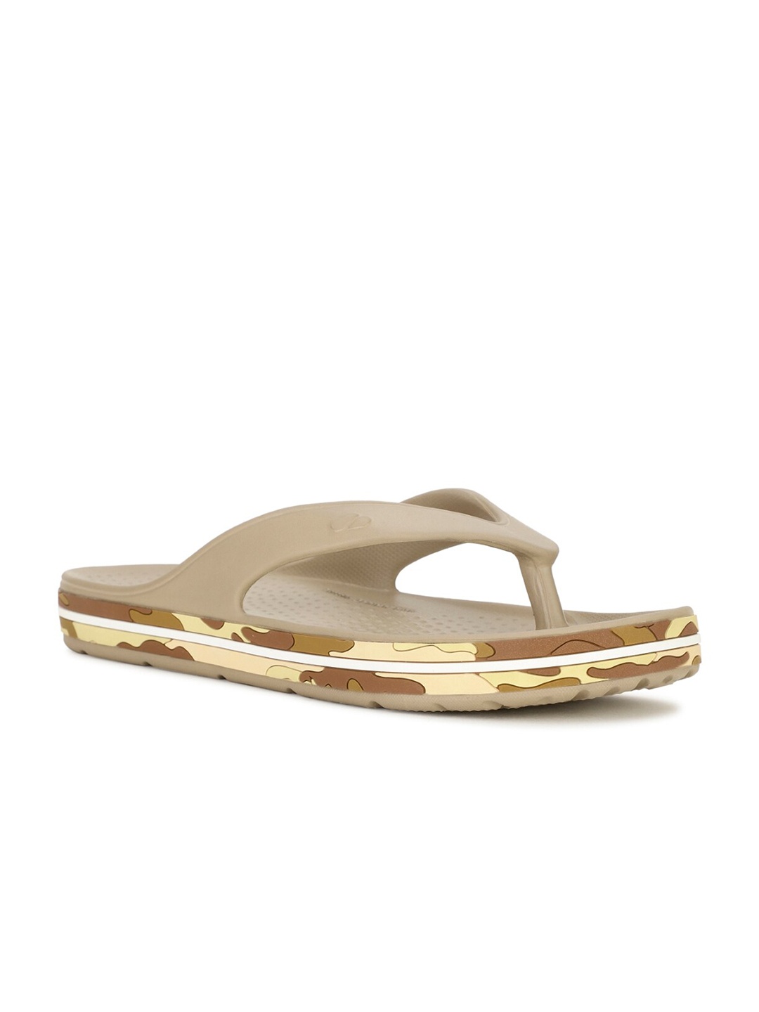 

Floatz Men FLOATZ Printed Thong Flip-Flops, Beige