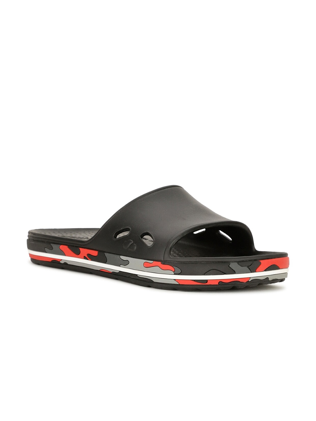 

Floatz Men FLOATZ Printed Sliders, Black