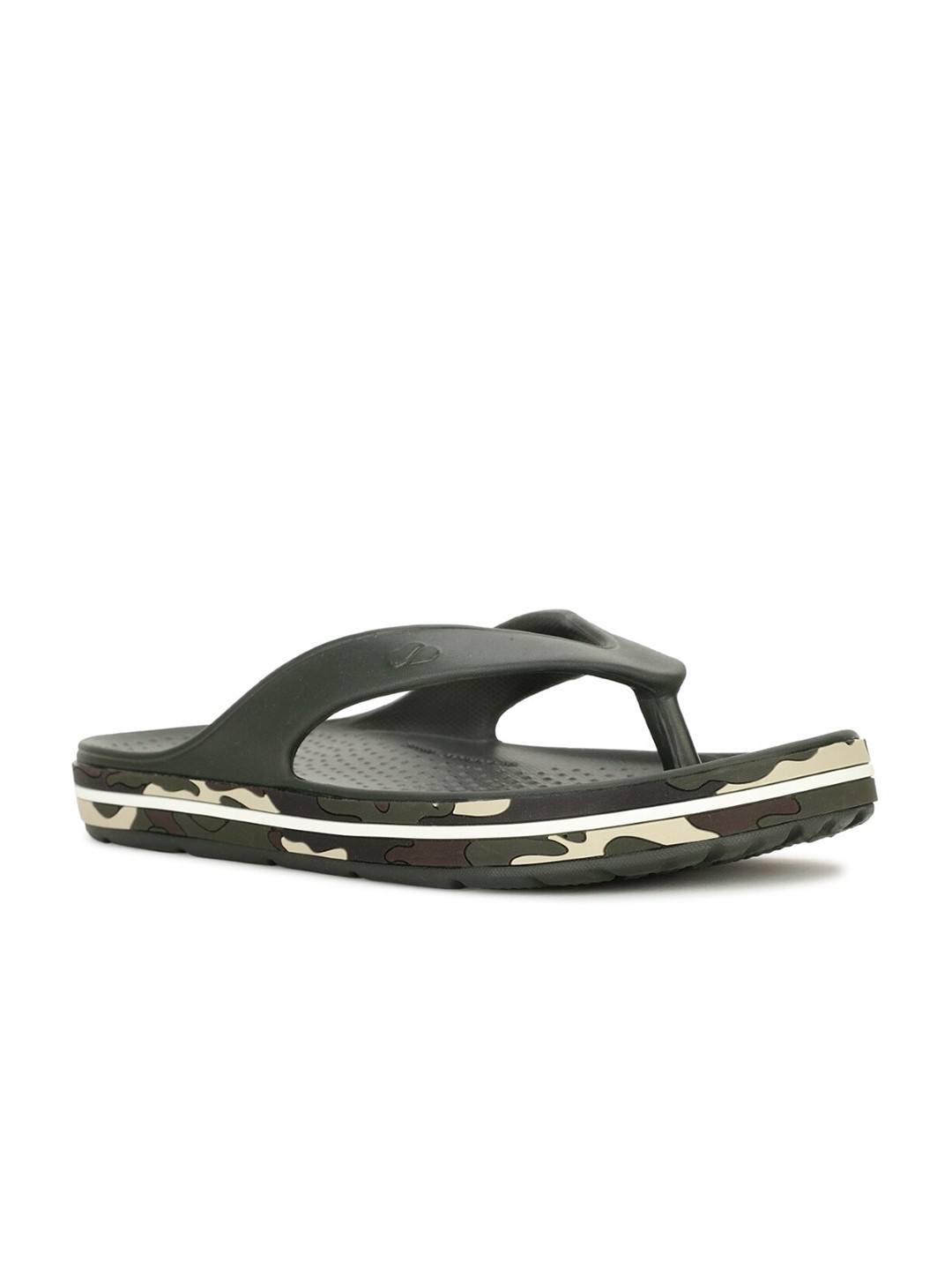

Floatz Men FLOATZ Printed Thong Flip-Flops, Green