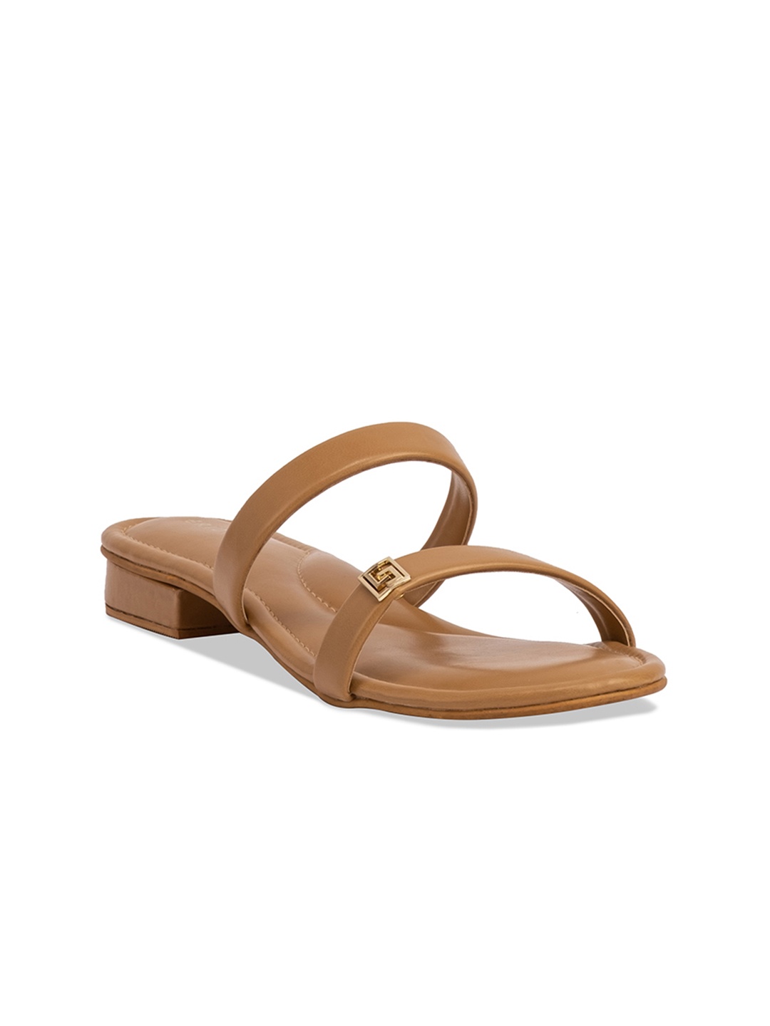 

ERIDANI Open Toe Flats, Beige