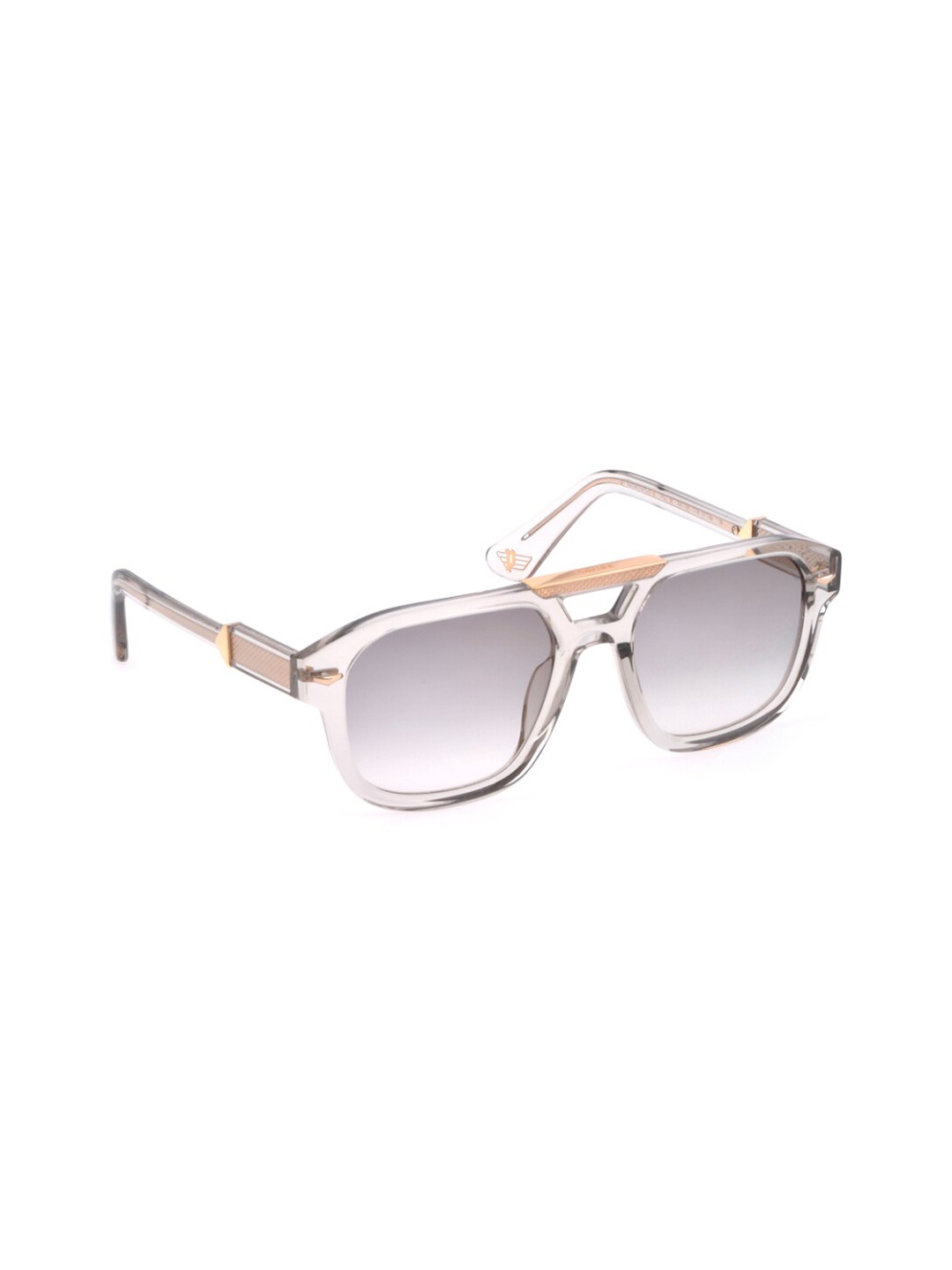 

Police Men Square Sunglasses with UV Protected Lens SPLL19K55M78GSG, Grey
