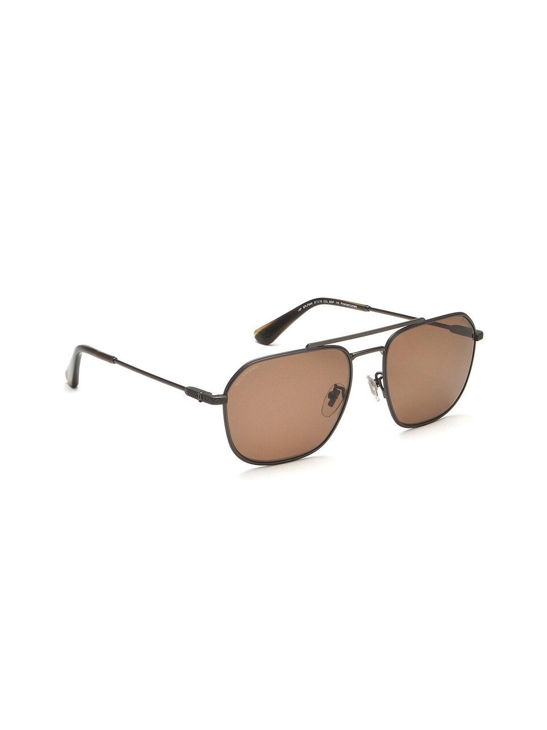

Police Men Aviator Sunglasses with UV Protected Lens SPLF64K57568PSG, Brown