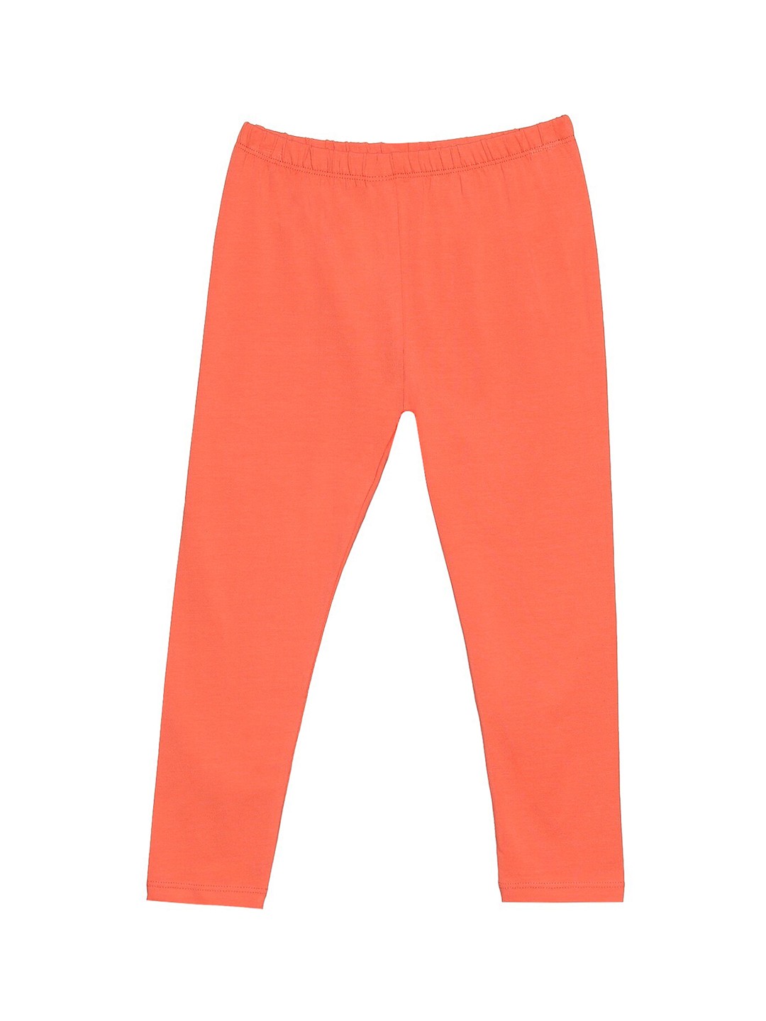 

2Bme Girls Cotton Ankle Length Leggings, Peach