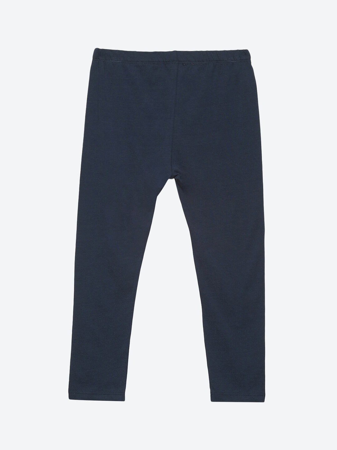 

2Bme Girls Cotton Ankle Length Leggings, Navy blue
