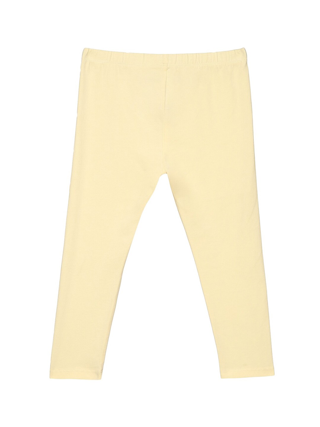 

2Bme Girls Cotton Ankle Length Leggings, Beige