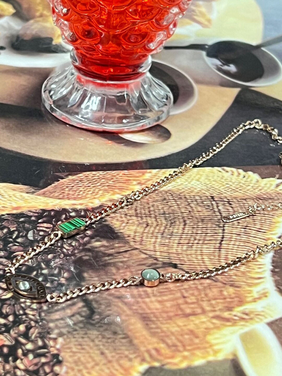 

VAGHBHATT Gold-Plated Stone-Studded Necklace