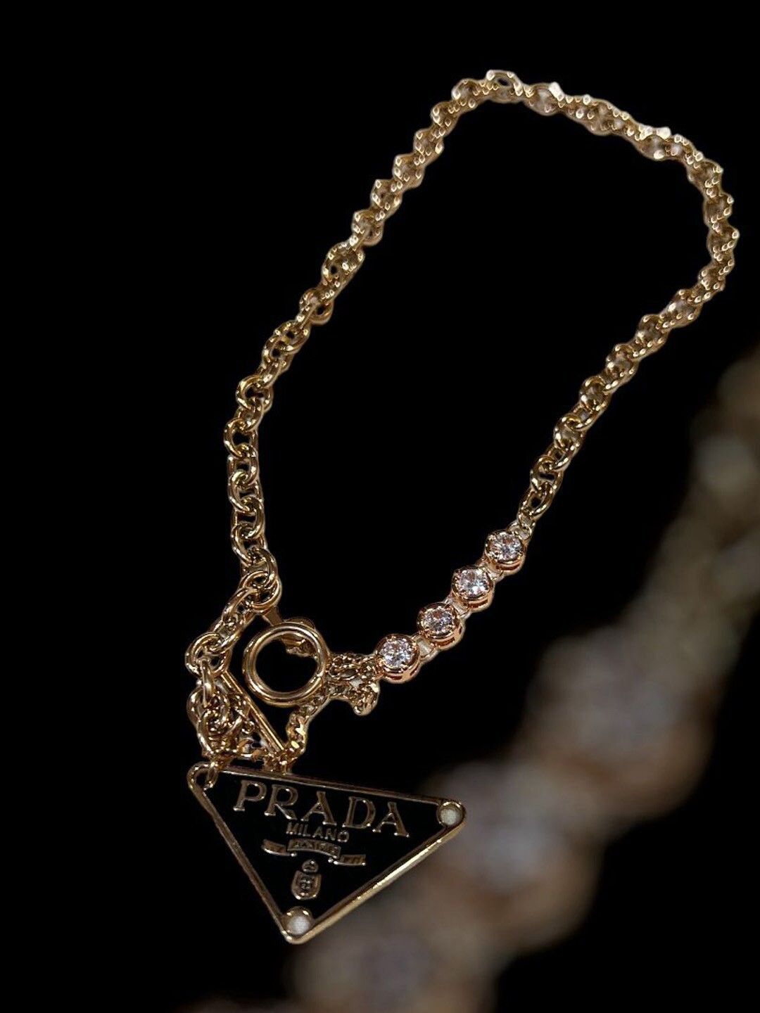 

Krelin Gold-Plated Stone-Studded Necklace