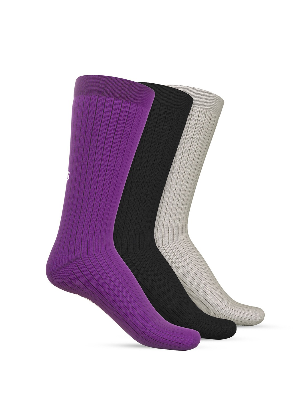 

TalkingSox Pack Of 3 Calf Length Socks, Magenta