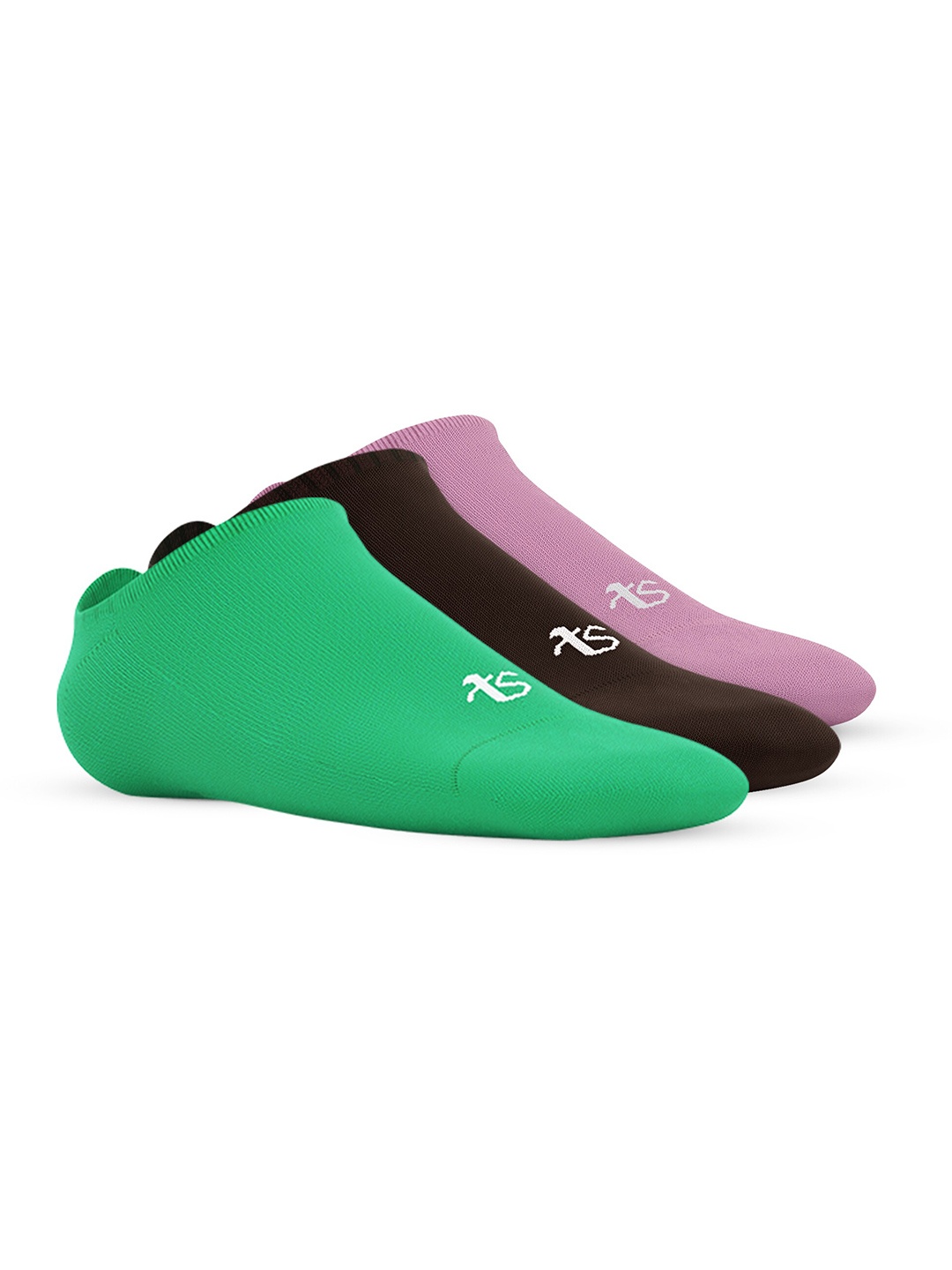 

TalkingSox Unisex Pack Of 3 Shoe Liner Socks, Green