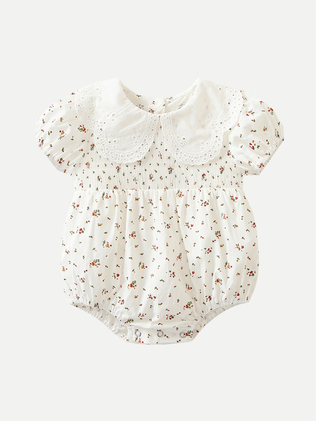 

StyleCast Infants Printed Cotton Bodysuit, White