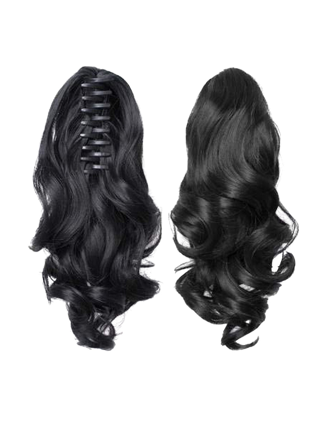 

VAGHBHATT Claw-Clutcher Ponytail Hair Extension - Black