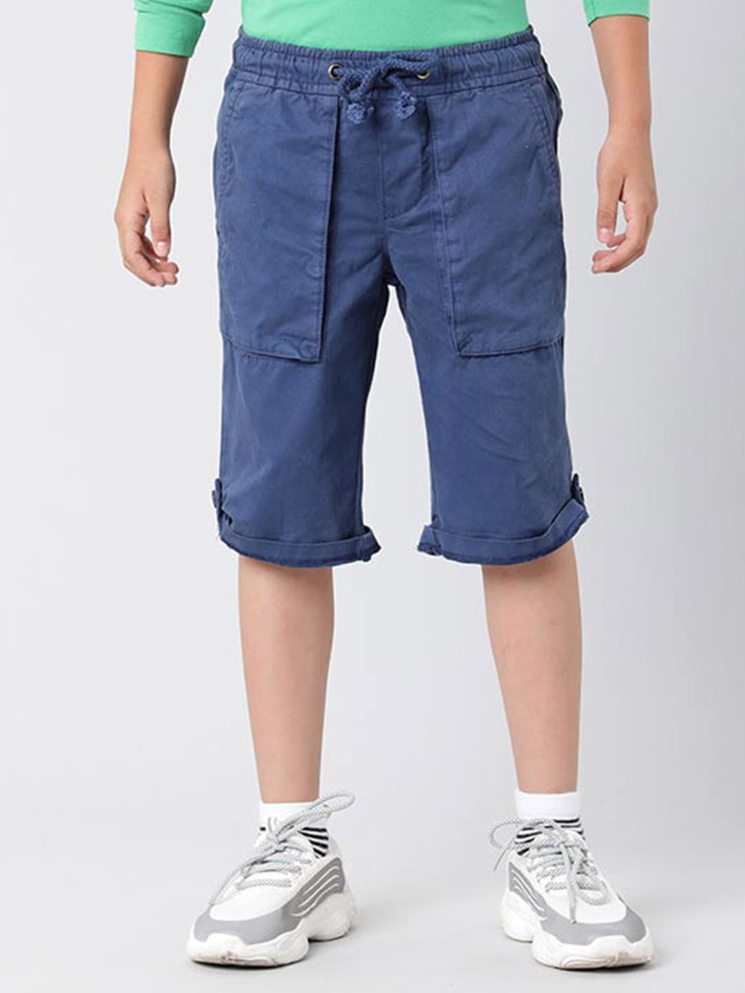 

Indian Terrain Boys Outdoor Regular Shorts, Navy blue