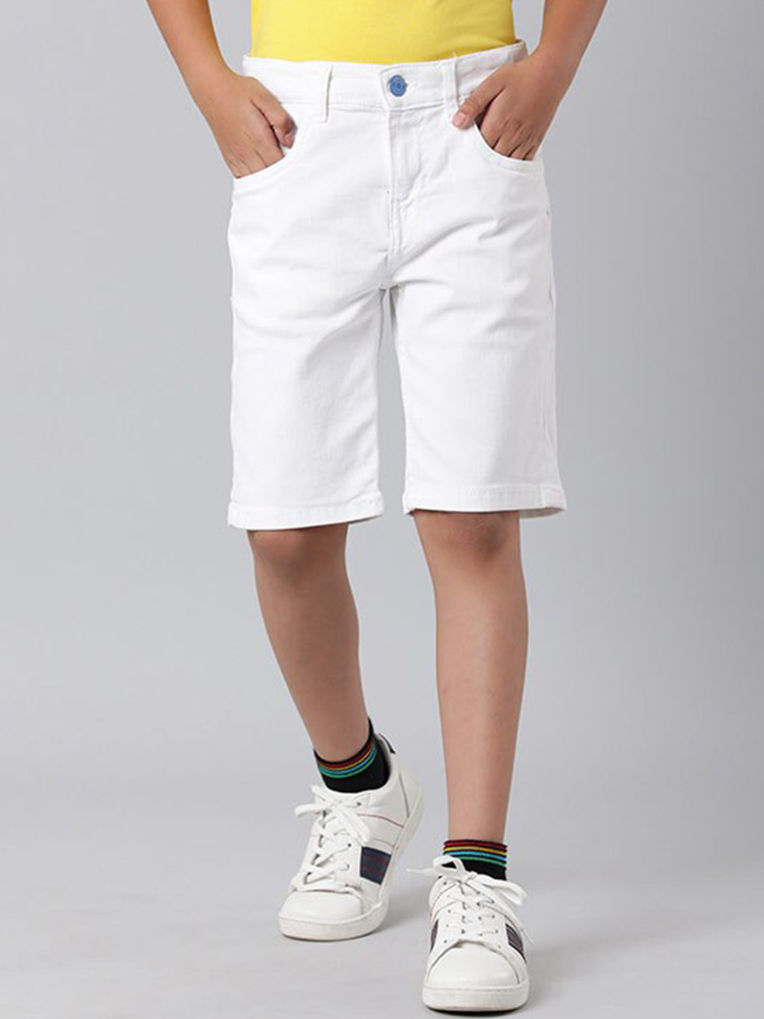 

Indian Terrain Boys Outdoor Regular Shorts, White
