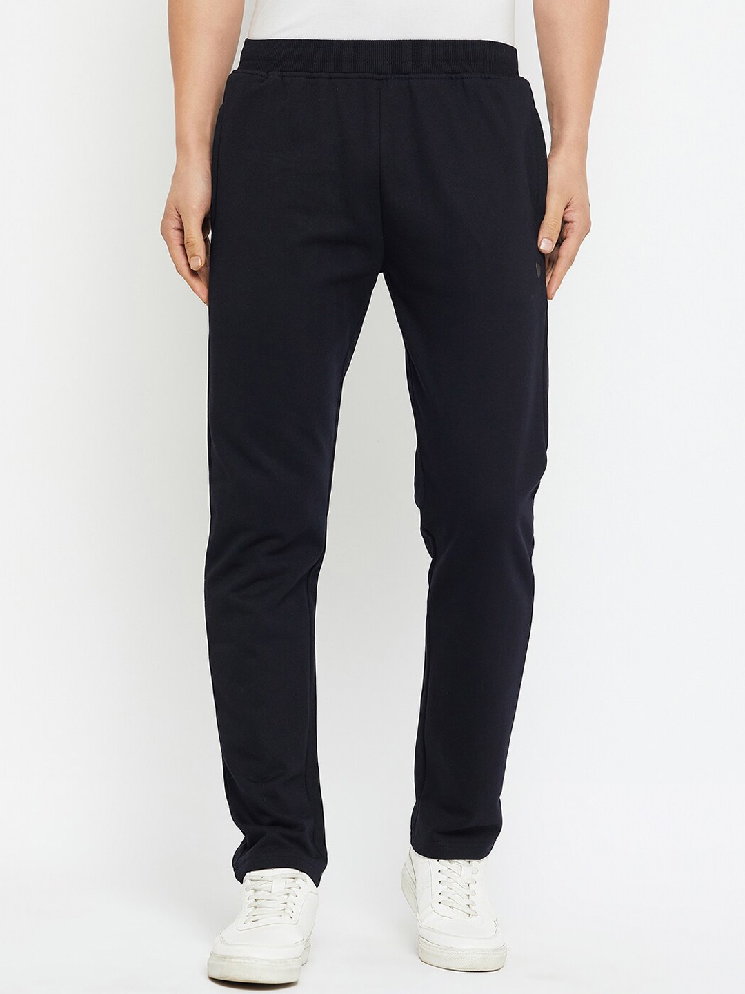 

Okane Men Cotton Fleece Track Pants, Navy blue