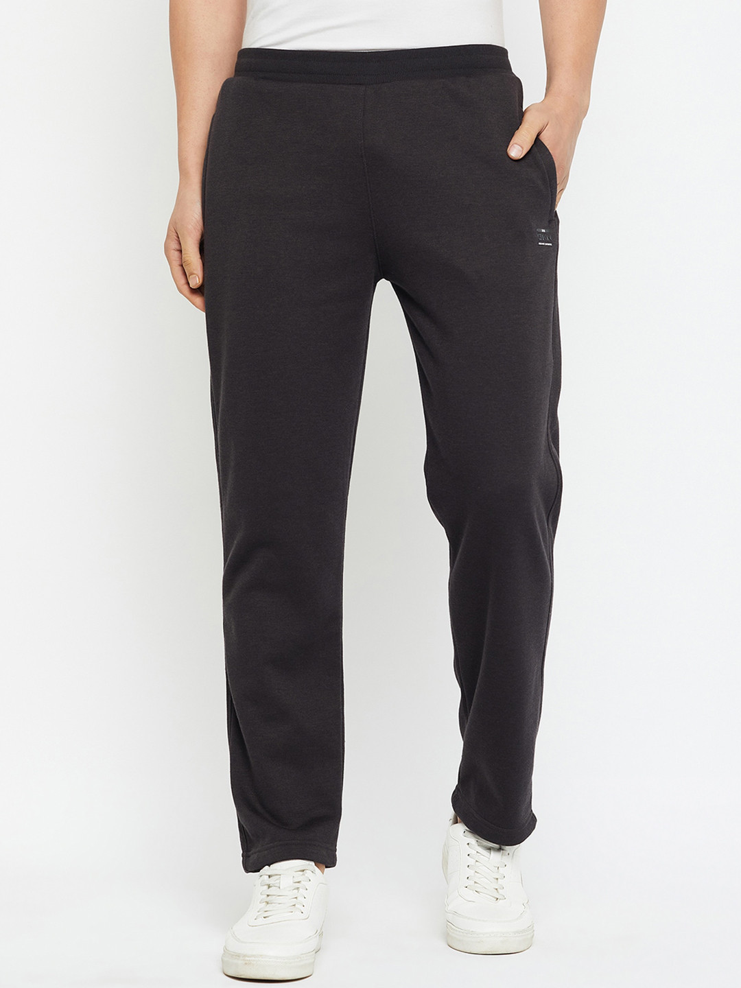 

Okane Men Cotton Fleece Track Pants, Grey