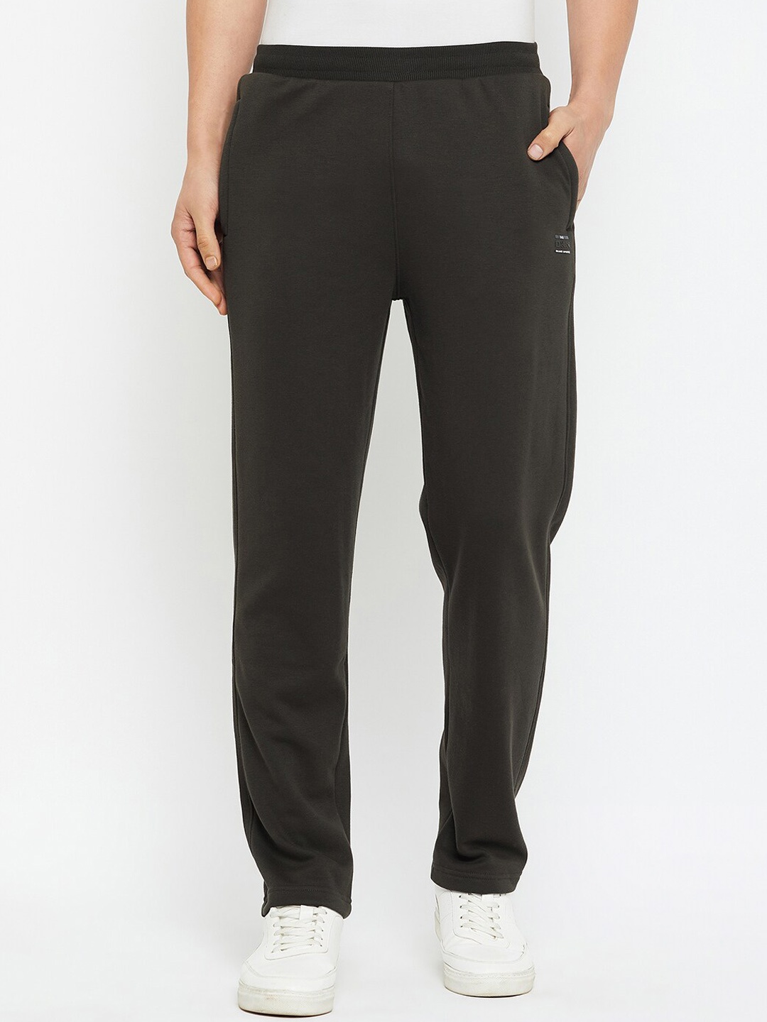 

Okane Men Cotton Fleece Track Pants, Olive