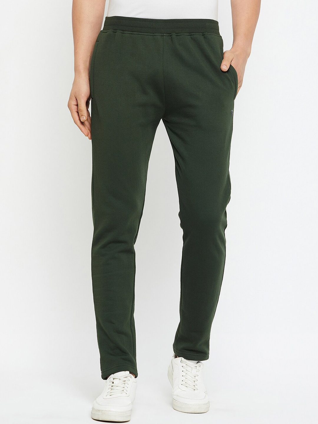 

Okane Men Cotton Fleece Track Pants, Olive
