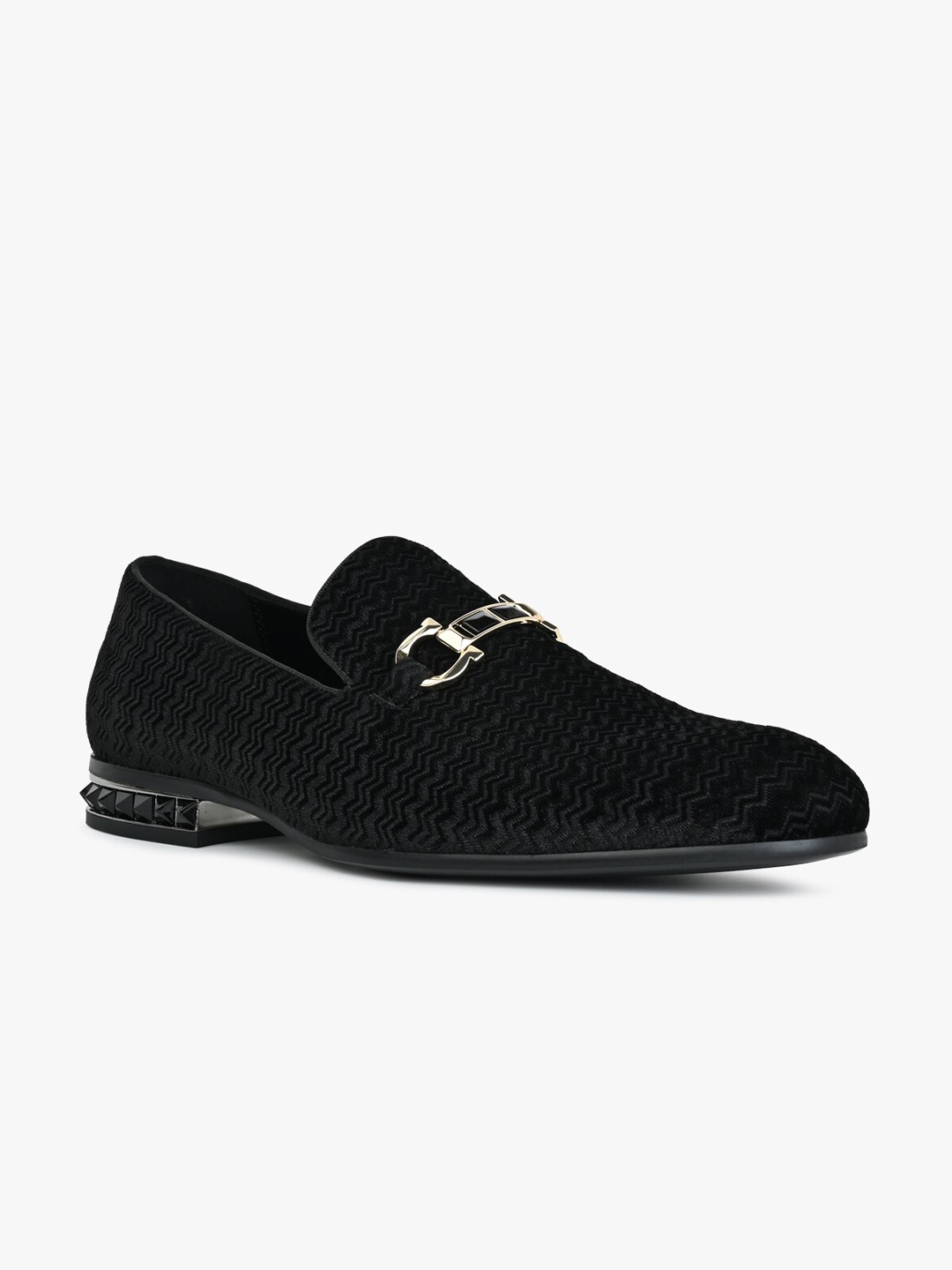 

ALDO Men BOWTIE Textured Formal Loafers, Black