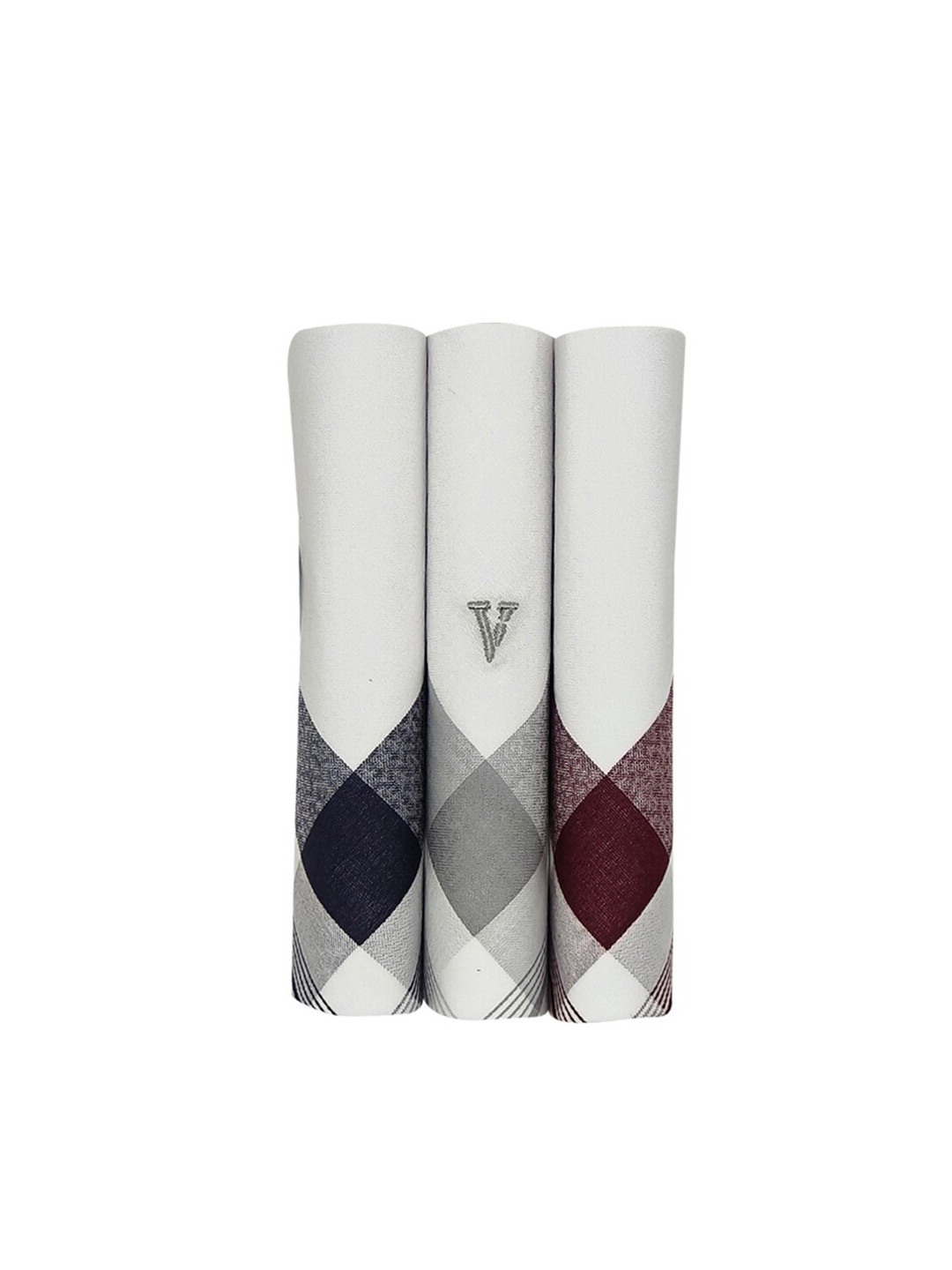 

Van Heusen Pack of 3 Printed Cotton Handkerchiefs, White