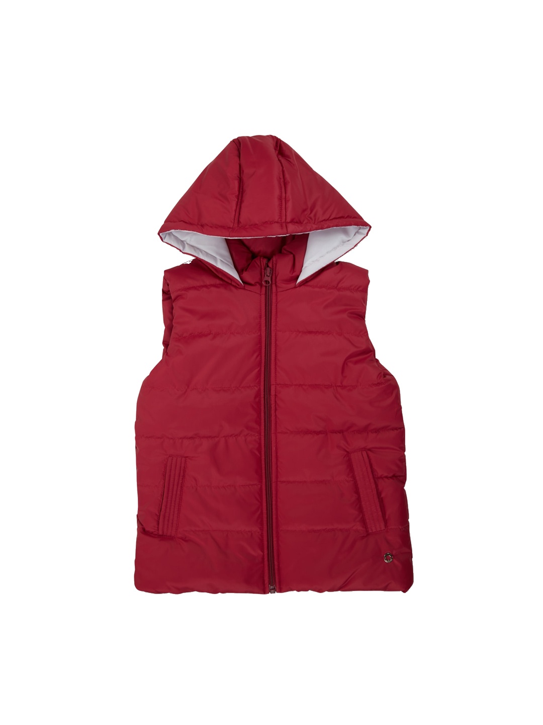 

Gini and Jony Girls Hooded Puffer Jacket, Red