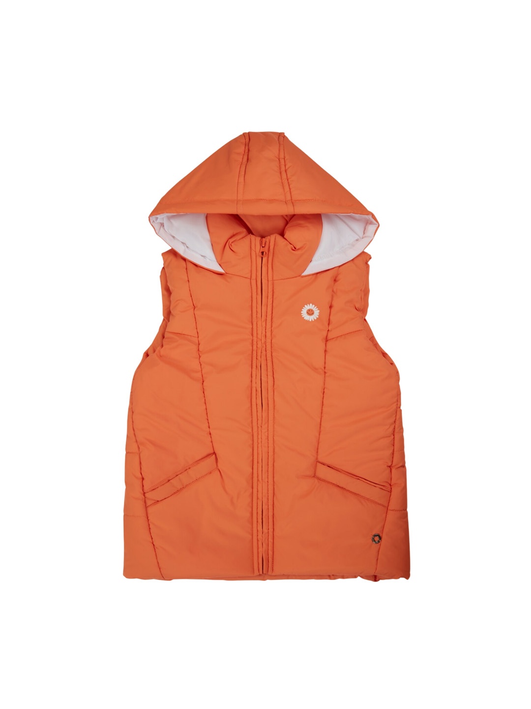 

Gini and Jony Girls Hooded Puffer Jacket, Orange