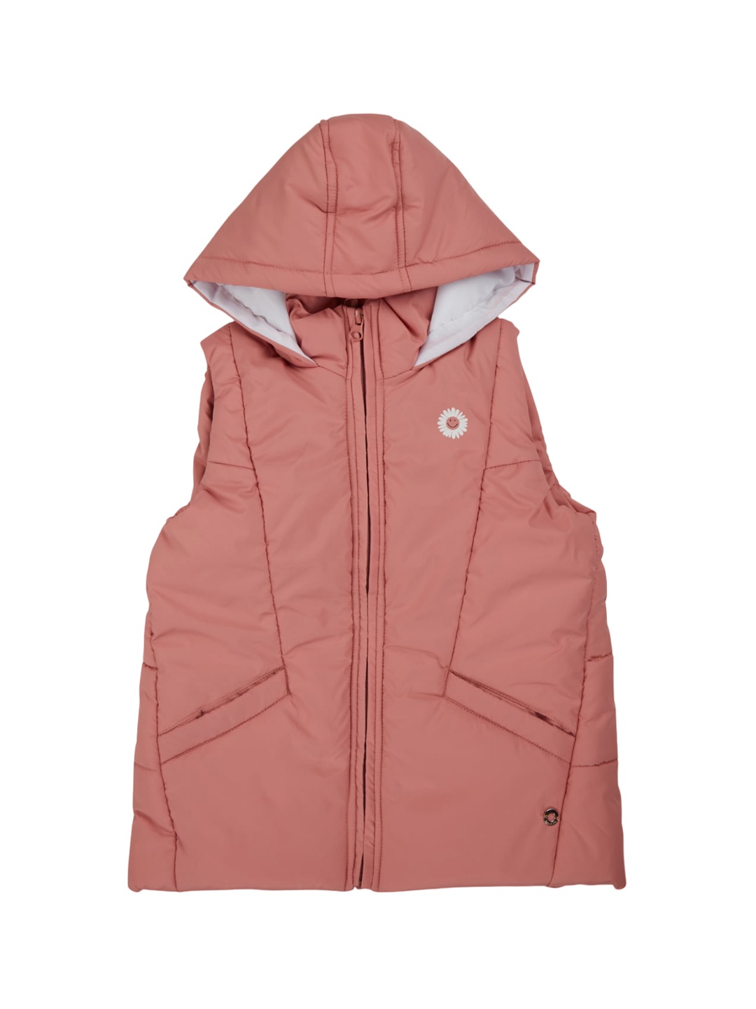 

Gini and Jony Girls Hooded Puffer Jacket, Pink