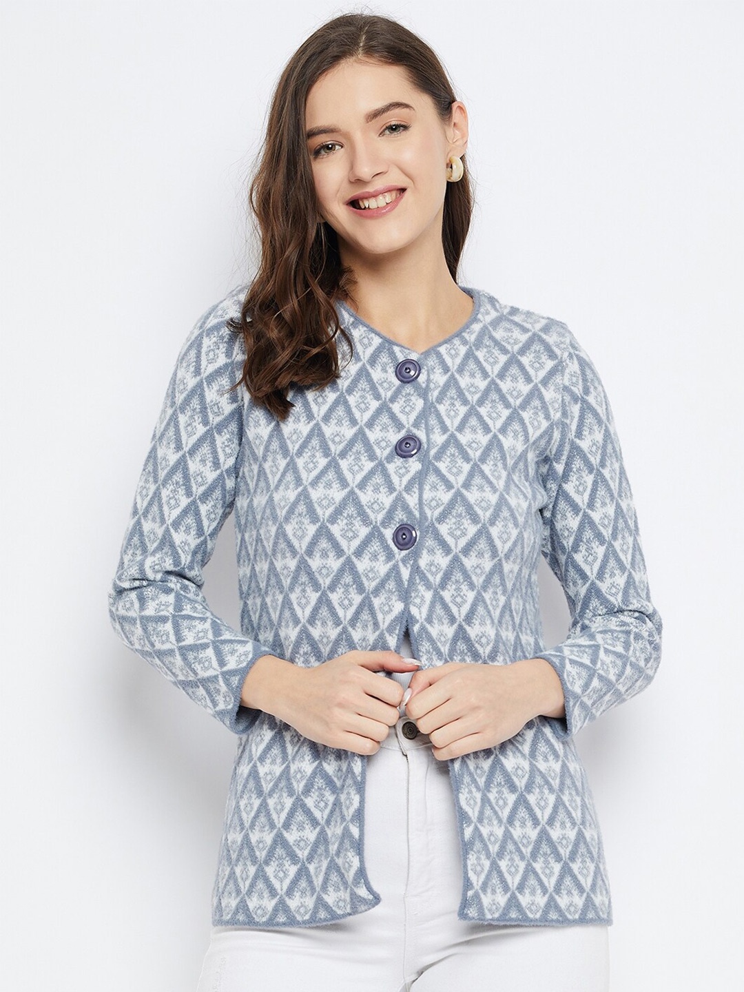

Zigo Quirky Woollen Cardigan, Grey