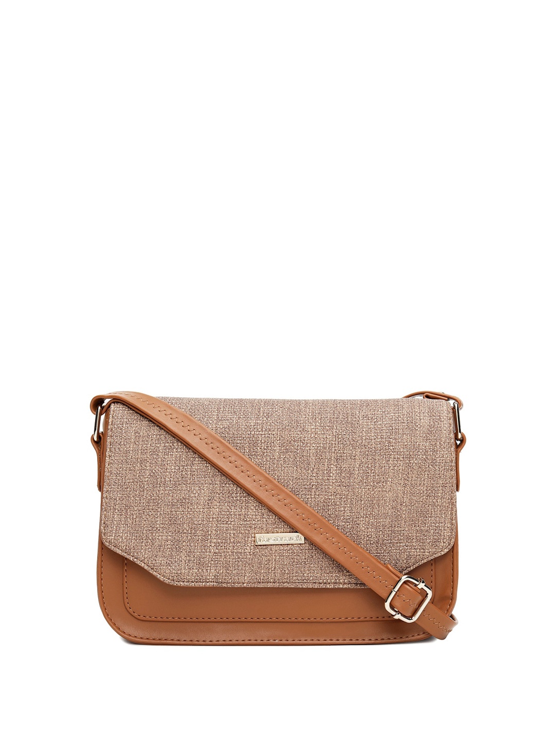 

Fastrack Stuctured Sling Bag, Tan