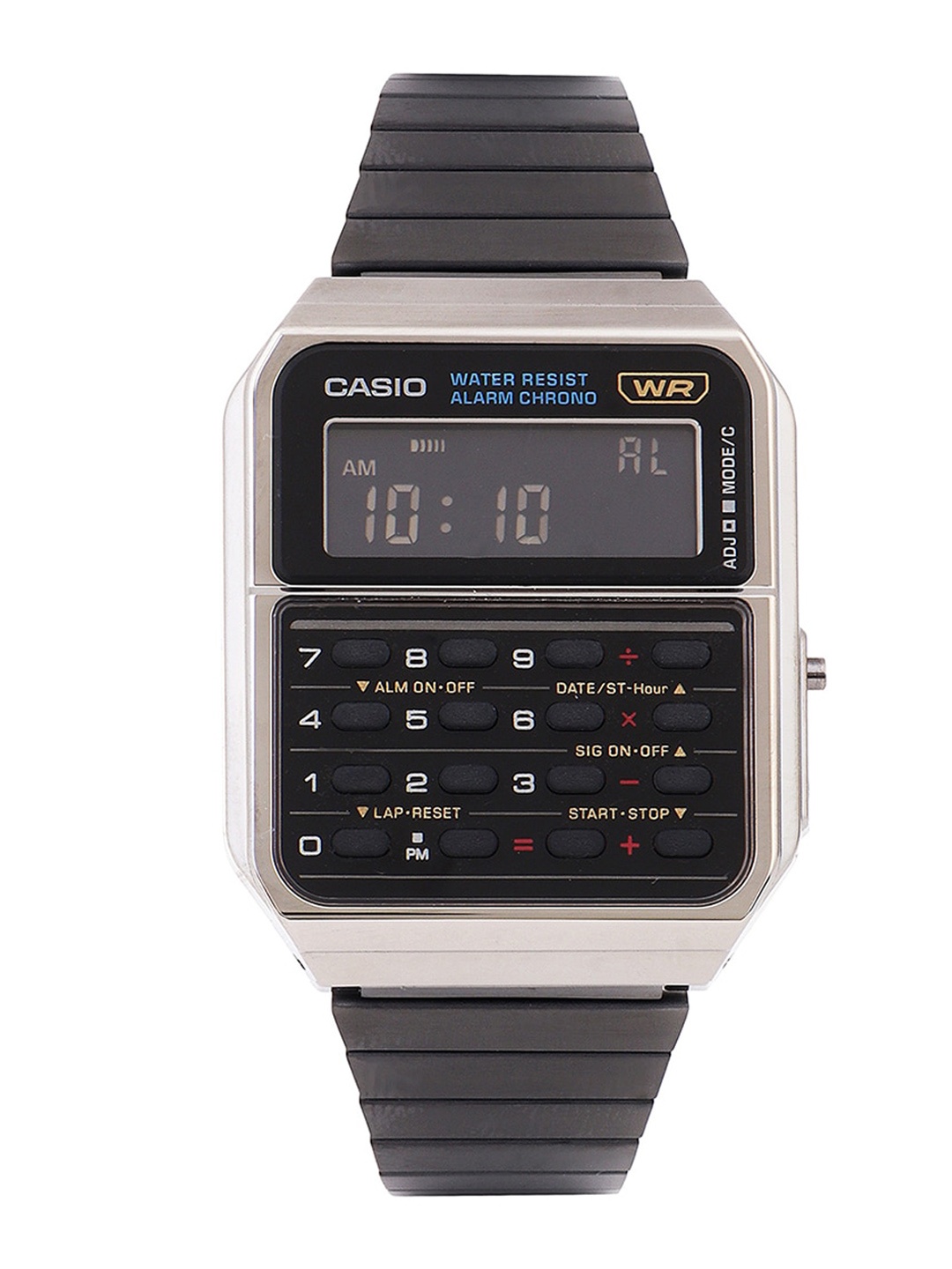 

CASIO Vintage CA-500WEGG-1BDF Gray Digital Dial Grey Stainless Steel Band C012