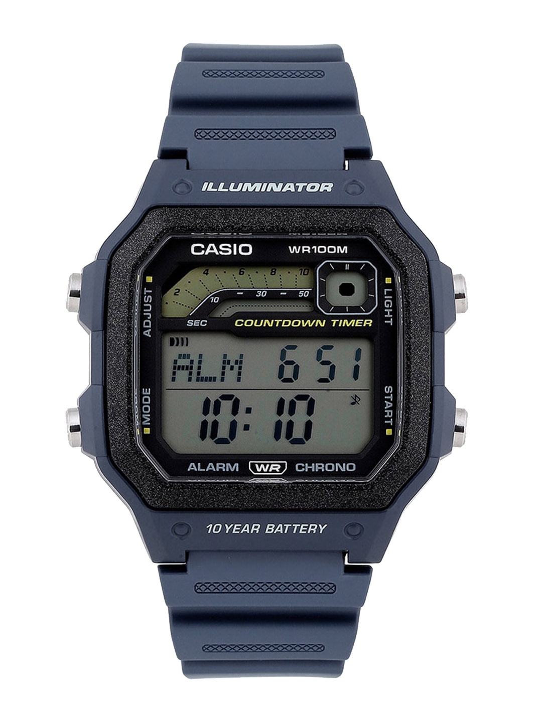 

CASIO Men Digital Chronograph Watch D309, Blue