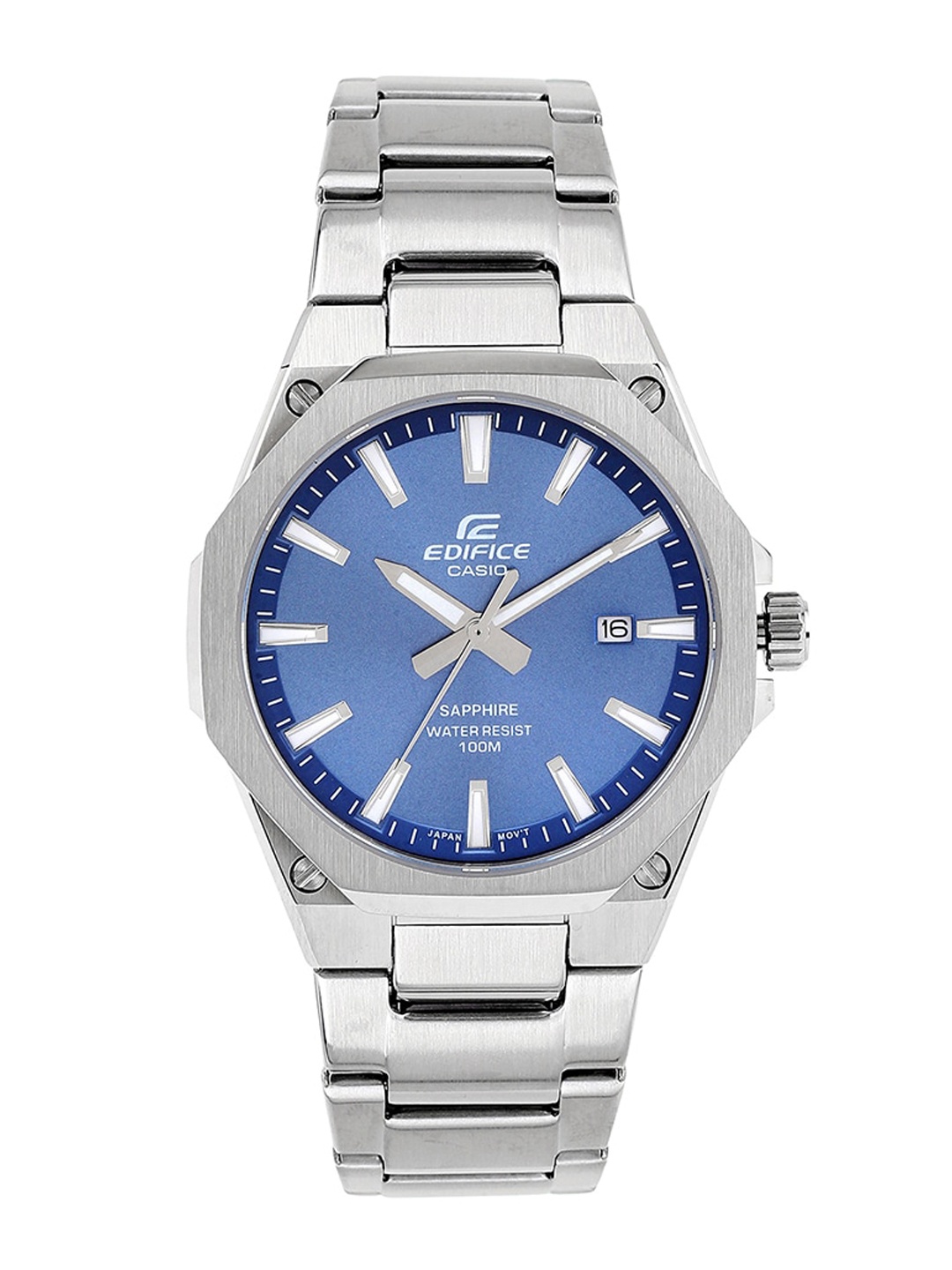 

CASIO Men EDifice EFR-S108D-2AVUDF Blue Analog Dial Silver Stainless Steel Band ED602