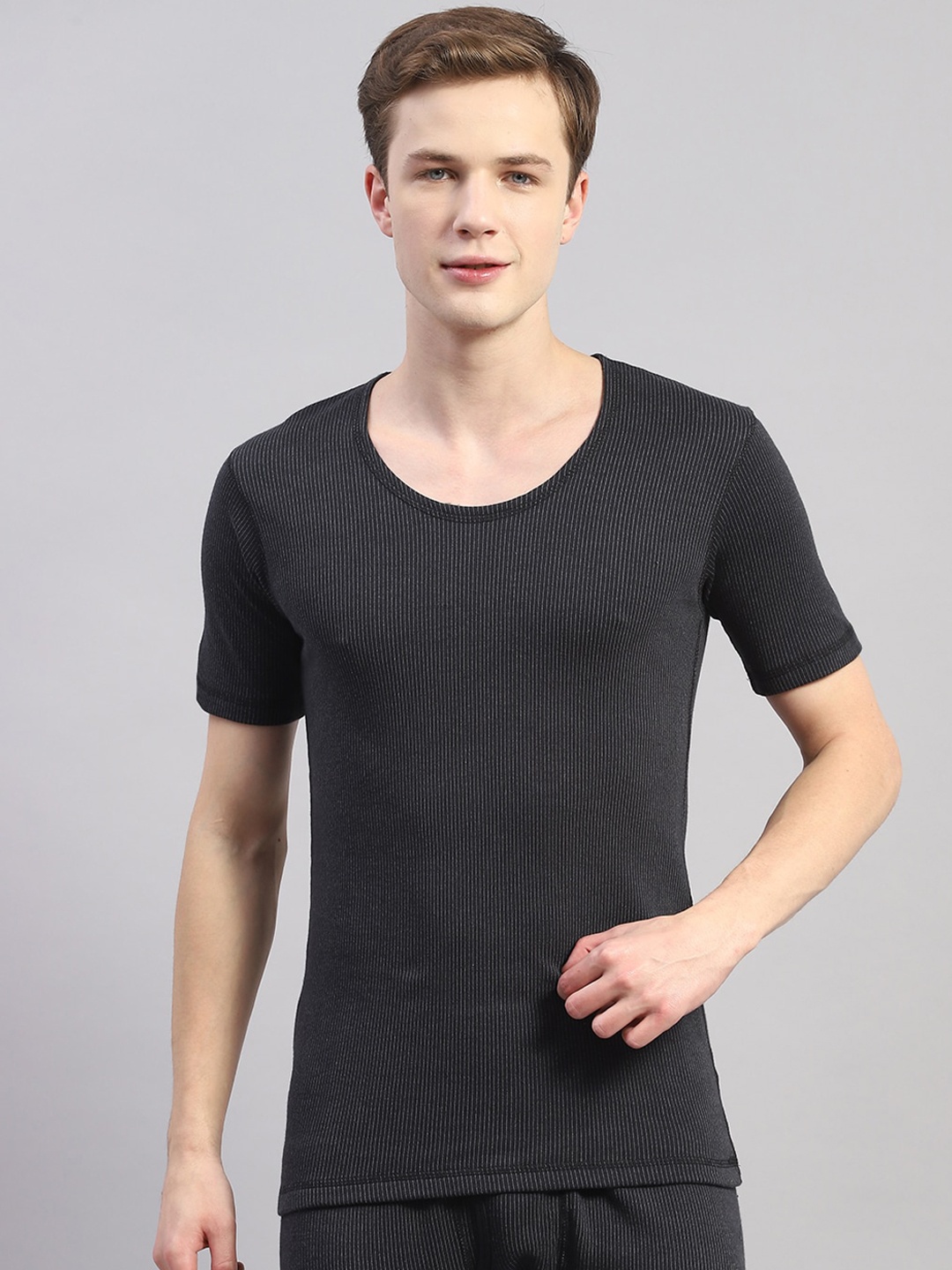 

Monte Carlo Cotton Thermal Top, Black