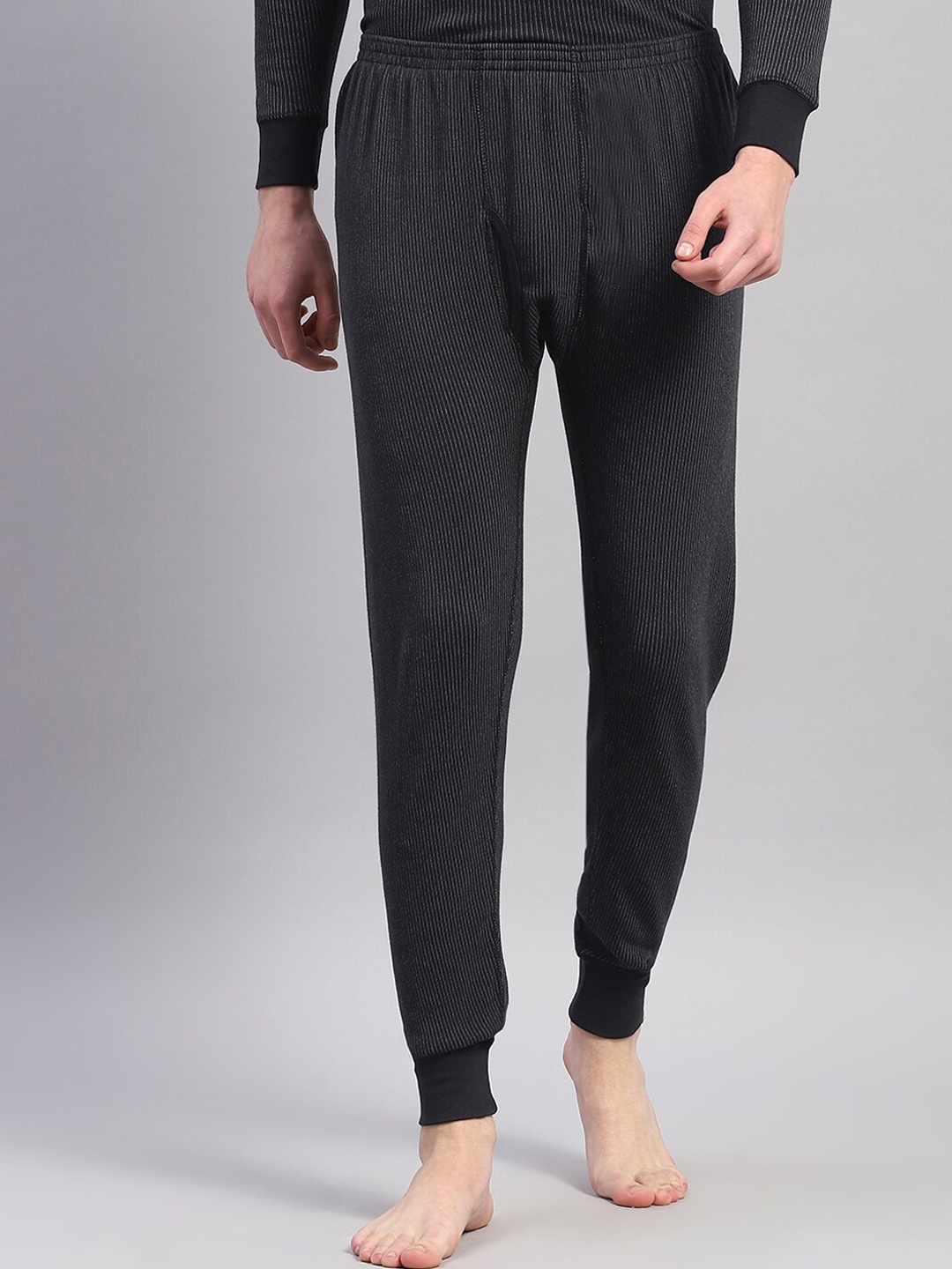 

Monte Carlo Men Cotton Thermal Bottoms, Black