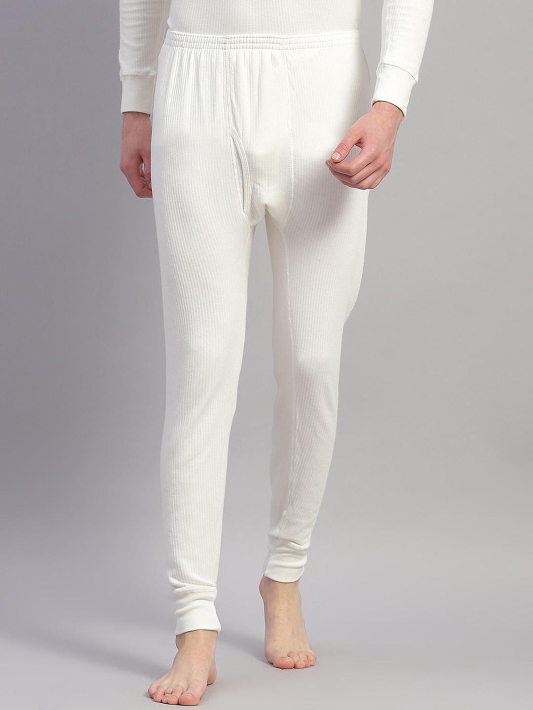 

Monte Carlo Men Cotton Thermal Bottoms, Off white