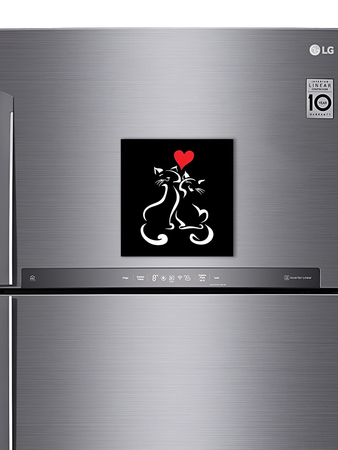 

ARTBUG Black & White Printed Decorative Fridge Magnet