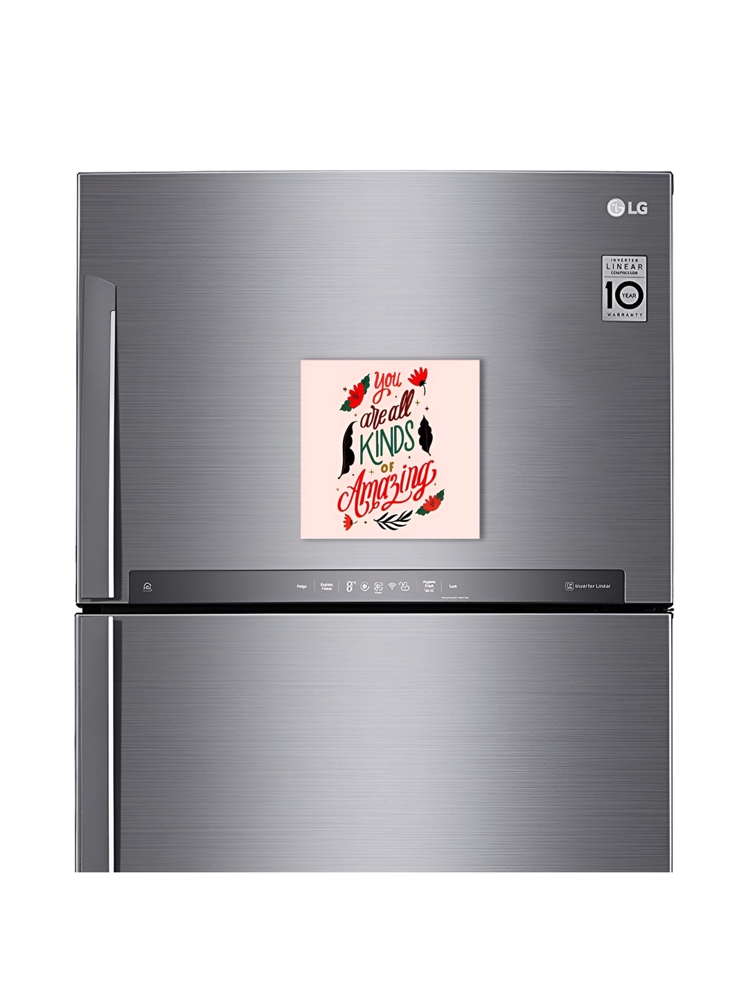 

ARTBUG Pink & Red Printed Decorative Magnet