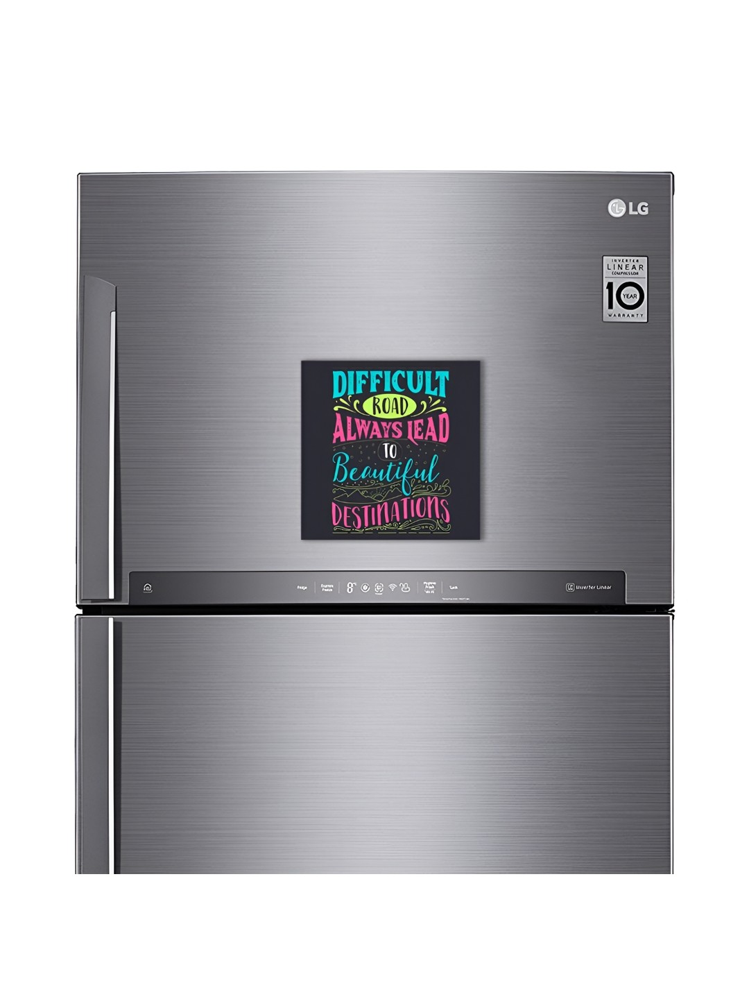 

ARTBUG Black & Pink Printed Decorative Magnet