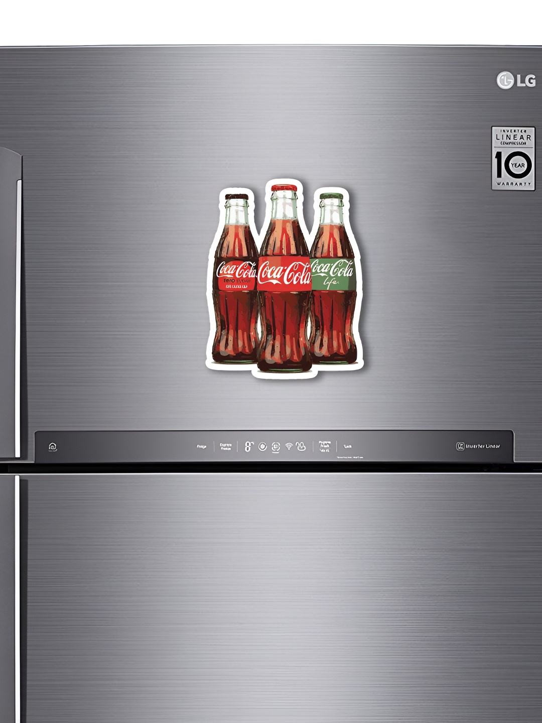 

ARTBUG Brown & Red Coca-Cola Printed Decorative Fridge Magnet