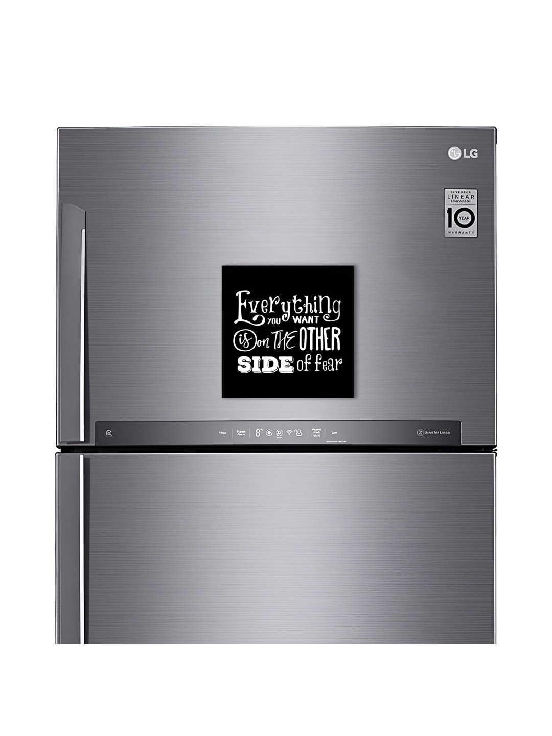 

ARTBUG Black & White Printed Decorative Fridge Magnet
