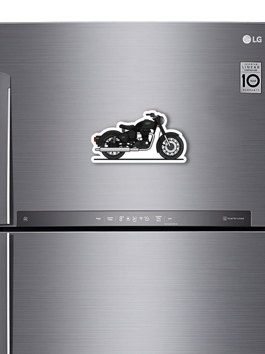 

ARTBUG Black & White Printed Decorative Fridge Magnet