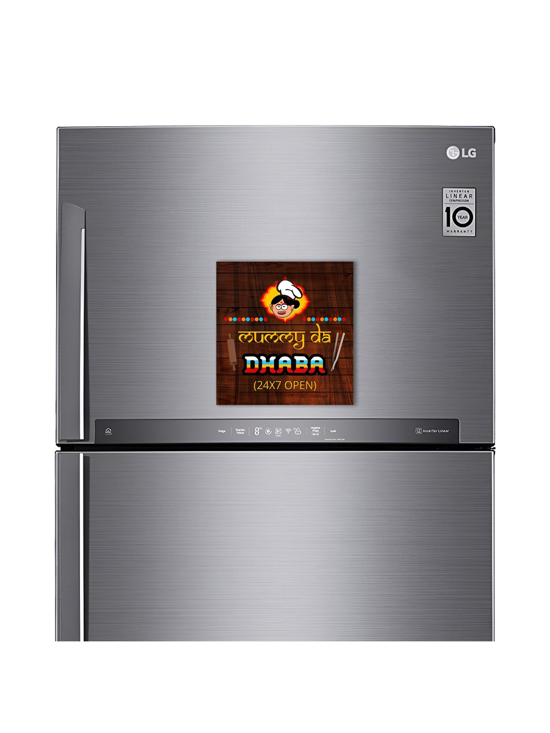 

ARTBUG Brown & Red Printed Decorative Fridge Magnet