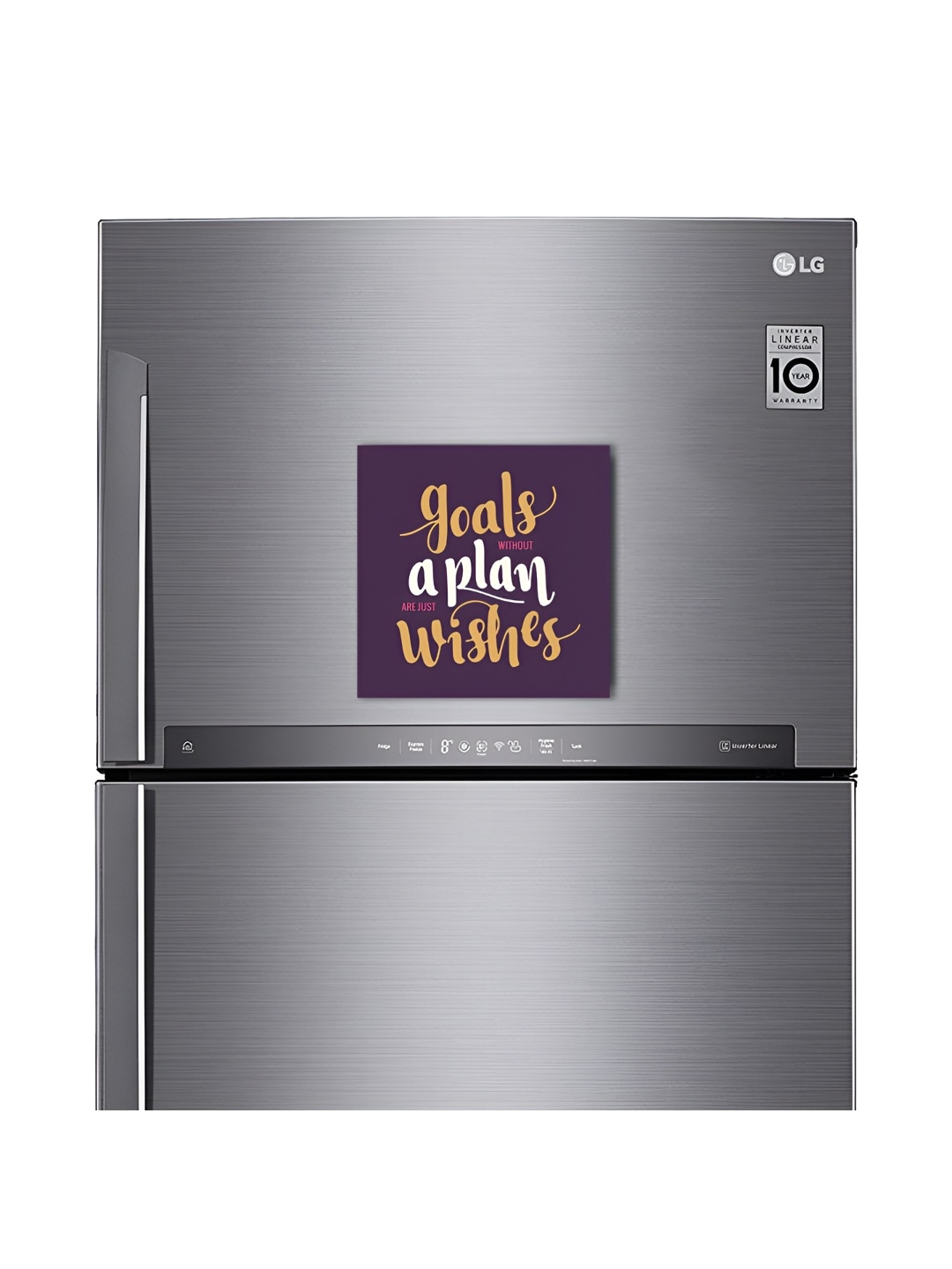 

ARTBUG Purple & Brown Printed Decorative Fridge Magnet