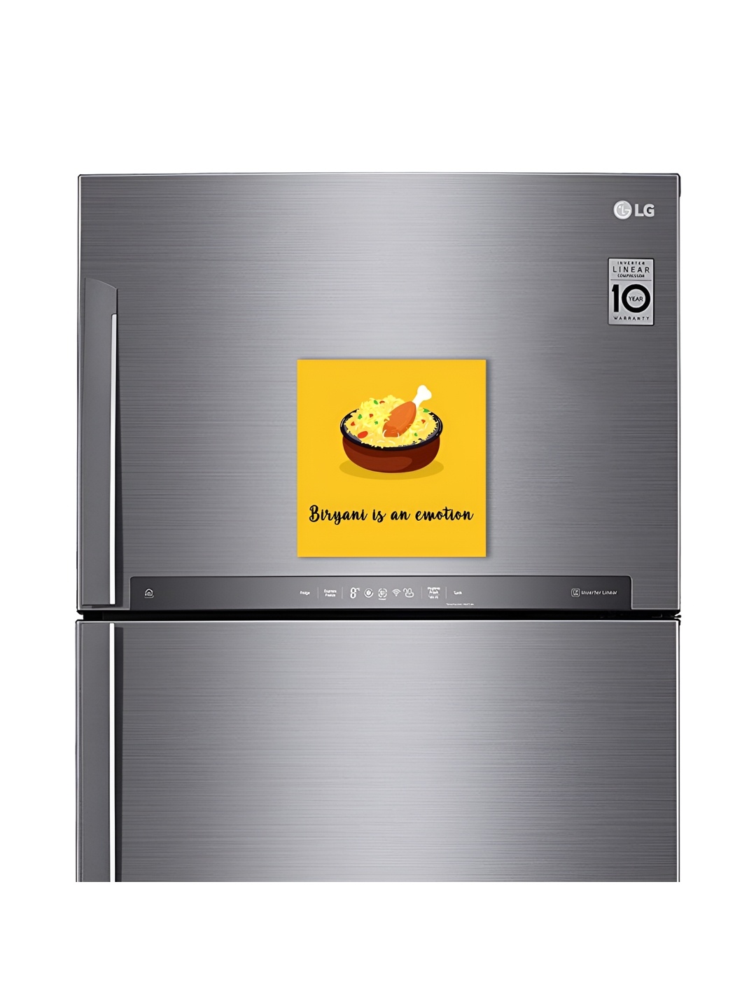 

ARTBUG Yellow & Brown Printed Decorative Fridge Magnet