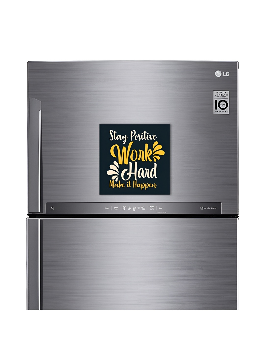 

ARTBUG Black & White Typography Decorative Fridge Magnet