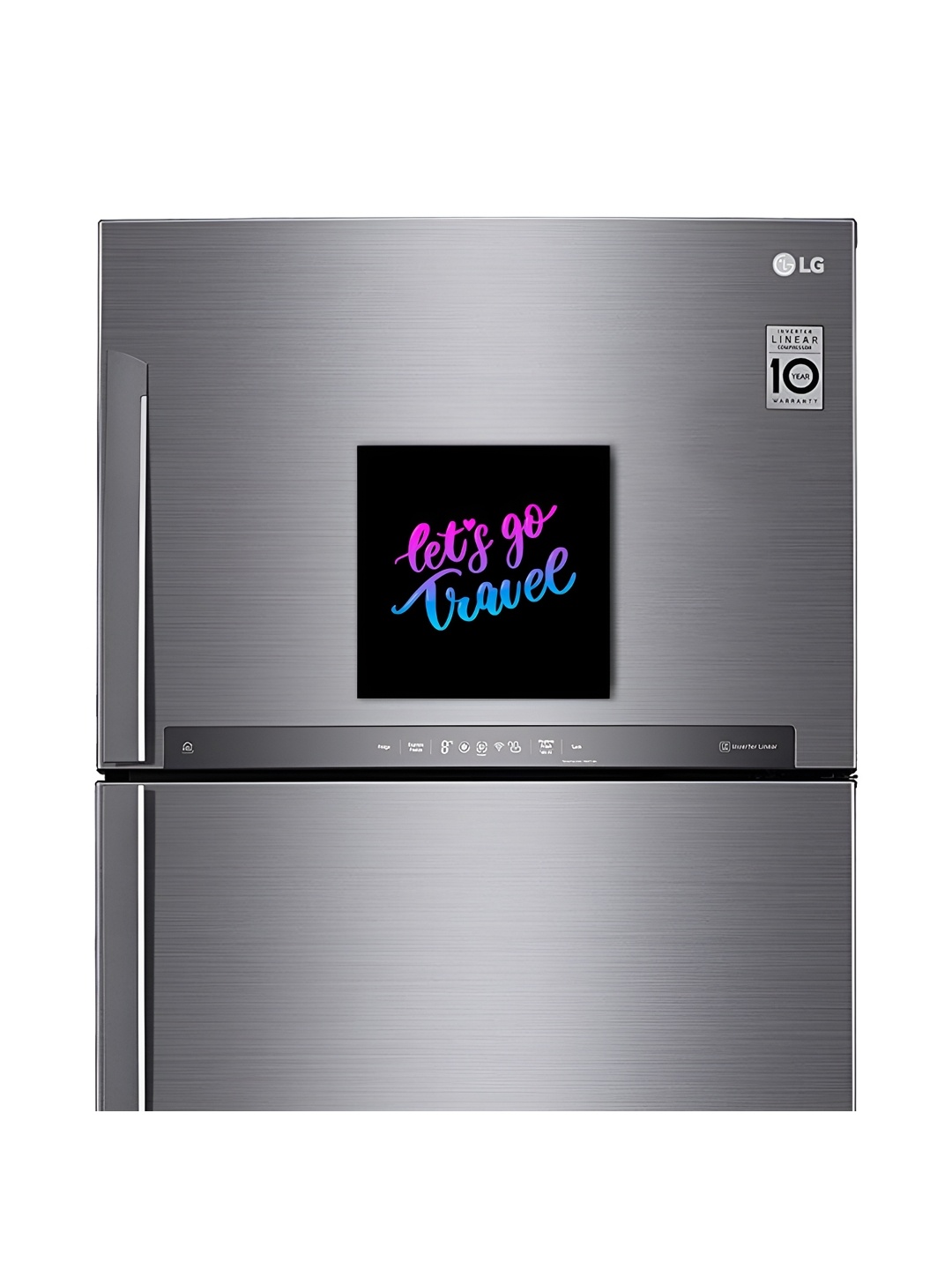 

ARTBUG Black & Blue Printed Decorative Fridge Magnet
