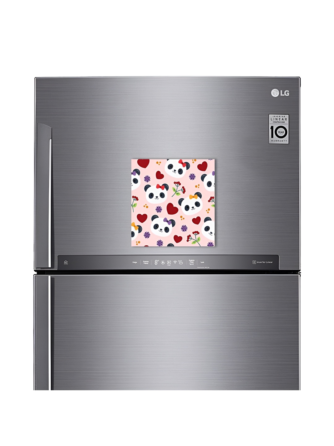 

ARTBUG Pink & White Printed Decorative Fridge Magnet