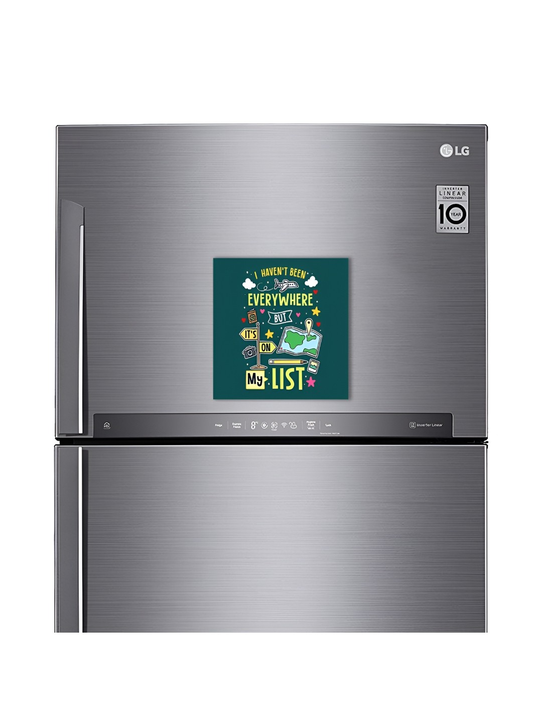 

ARTBUG Green Printed Decorative Fridge Magnets