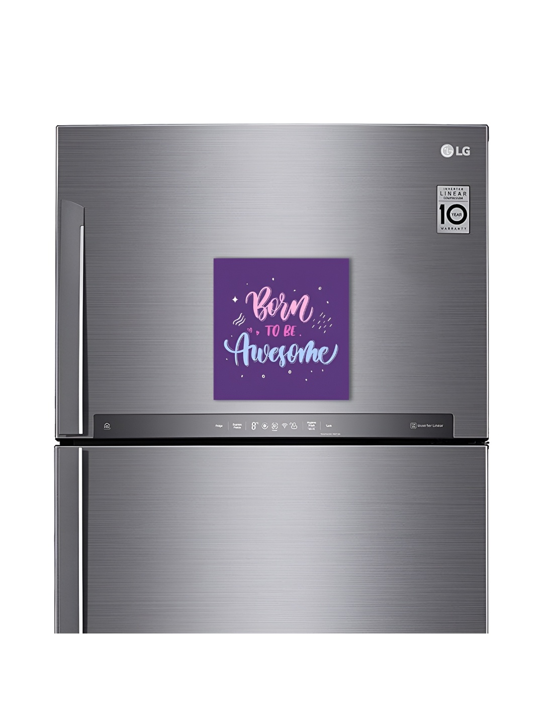 

ARTBUG Purple & Pink Printed Decorative Fridge Magnet
