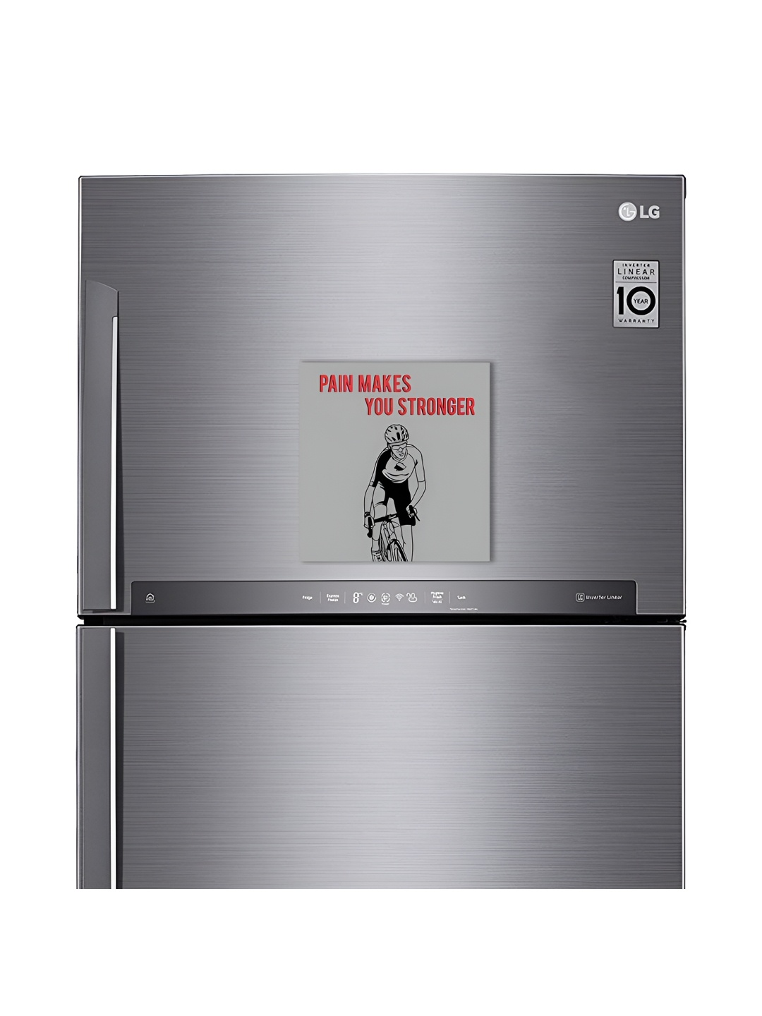 

ARTBUG Grey & Black Printed Fridge Decorative Magnets