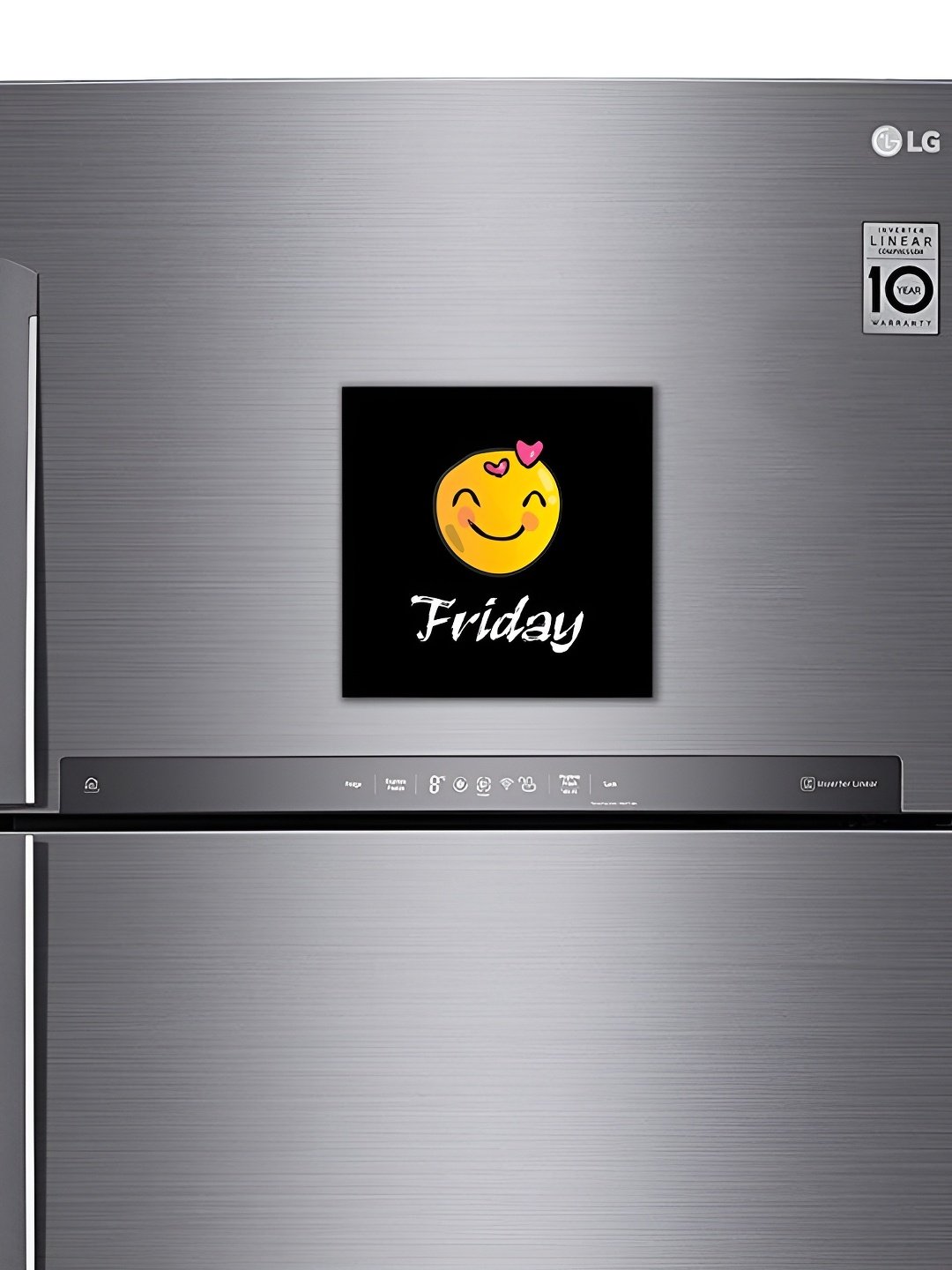 

ARTBUG Black & Yellow Friday s Decorative Fridge Magnet